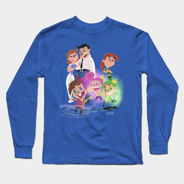 The Fairly OddParents Long Sleeve T-Shirt by davidpavon